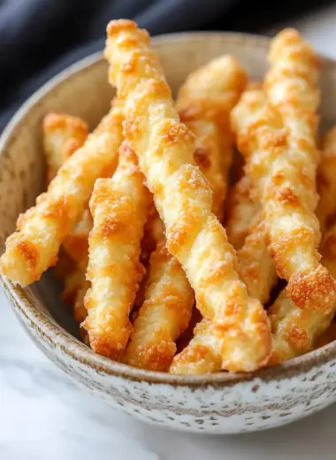 4-Ingredient Cheese Straws