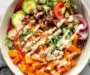 Delicious Sweet Potato Burger Bowl for Healthy Meal Prep