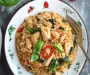 Spicy Thai Basil Chicken Fried Rice for a Quick Flavor Boost