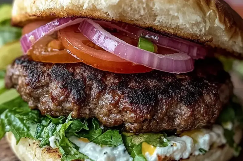 Lebanese Kafta Burger