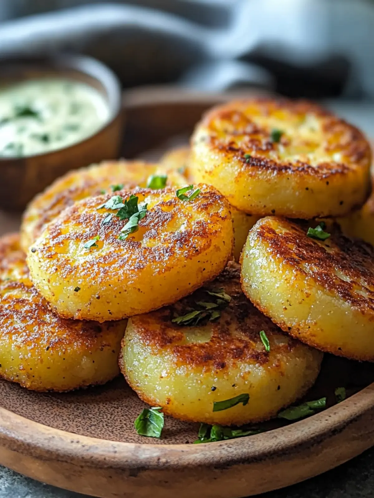 Crispy Caribbean Yucca Cakes with Zesty Garlic-Lime Mojo 4 Crispy Caribbean Yucca Cakes