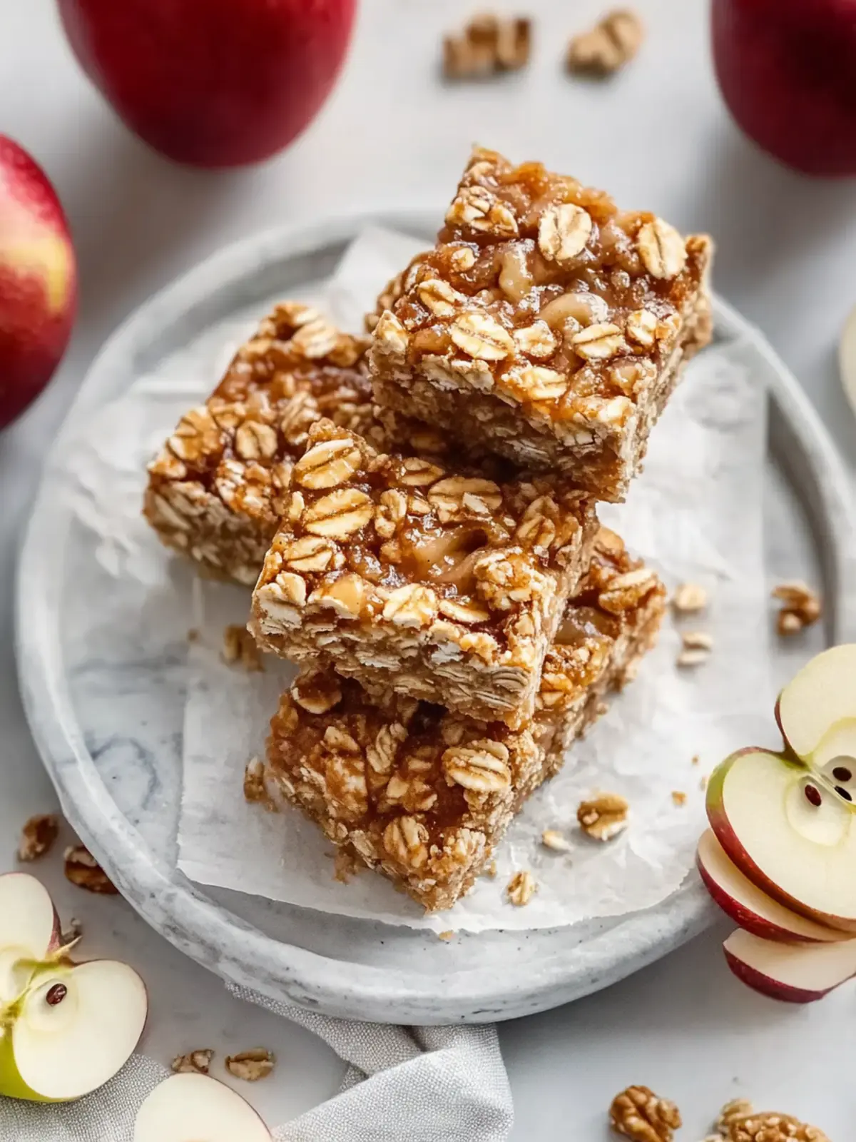 Apple Cinnamon Breakfast Bars That Will Brighten Your Mornings 3 Apple Cinnamon Breakfast Bars