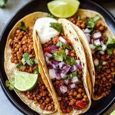 Savory Vegan Slow Cooker Lentil Tacos for Ultimate Comfort 9 Vegan Slow Cooker Lentil Tacos