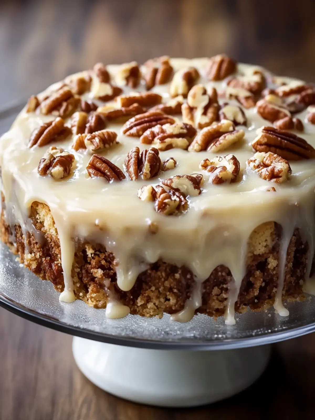 Irresistible Butter Pecan Praline Poke Cake for Sweet Cravings 3 Butter Pecan Praline Poke Cake