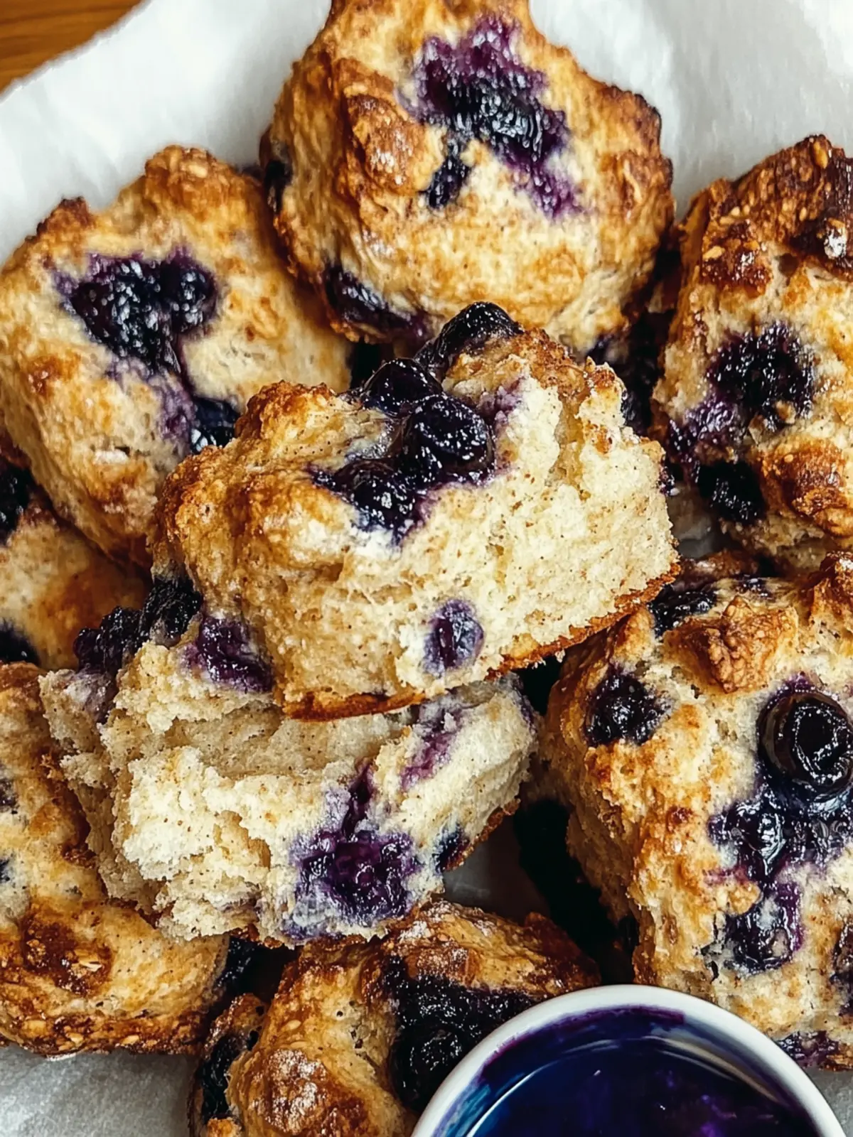 Blueberry Cinnamon Crunch Sourdough Cathead Biscuits Delight 5 Blueberry Cinnamon Crunch Sourdough Cathead Biscuits