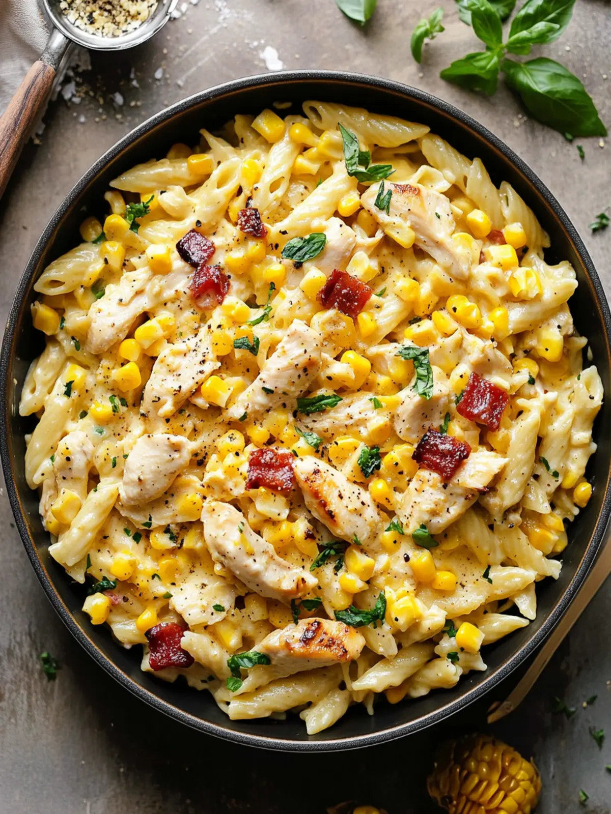 Creamy Chicken and Corn Pasta – A Quick Family Pleaser 2 Creamy Chicken and Corn Pasta
