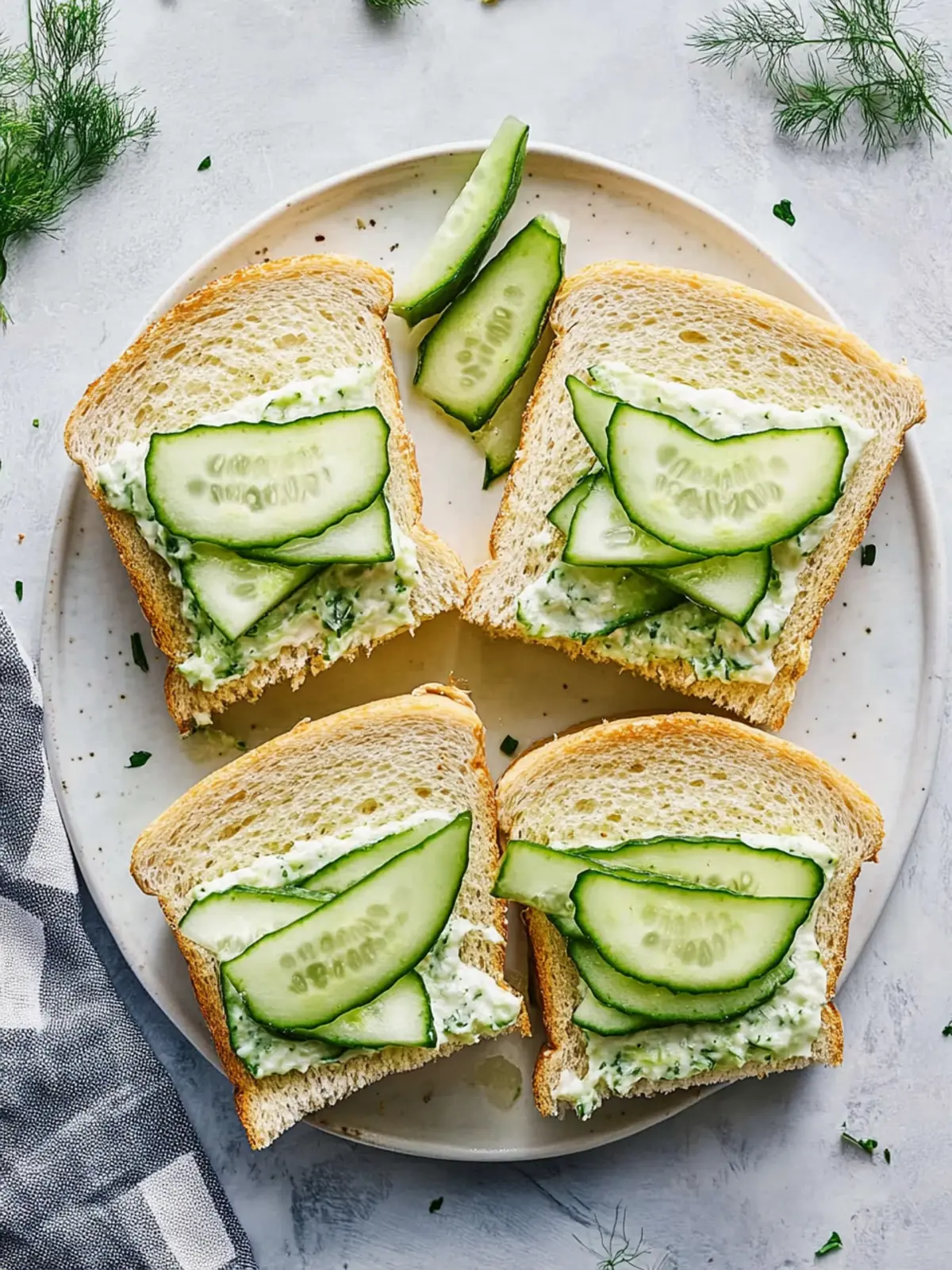 Delicious Classic Cucumber Sandwiches Perfect for Any Occasion 2 Classic Cucumber Sandwiches