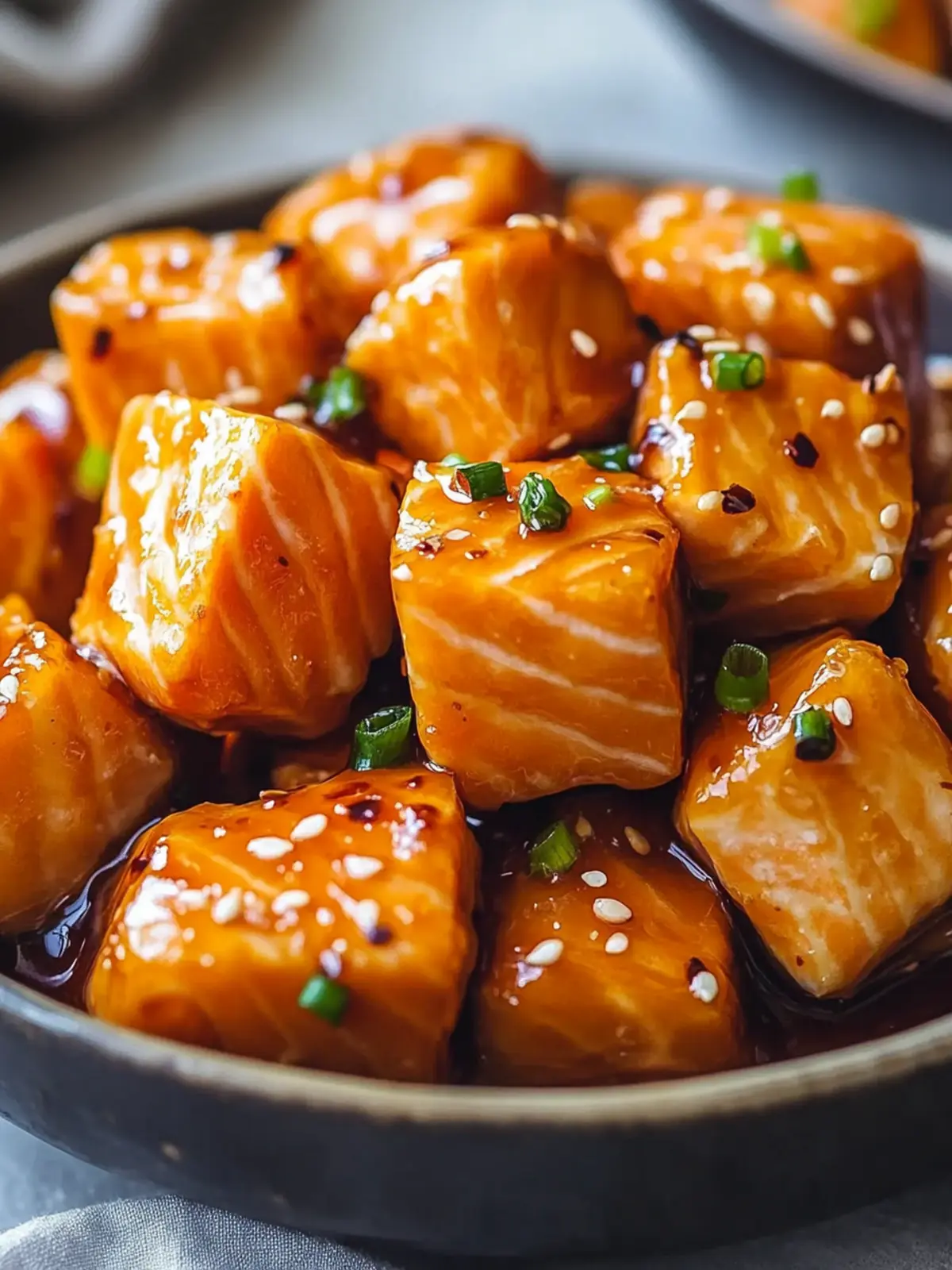 Delicious Honey Garlic Salmon Bites Your Family Will Love 3 Honey Garlic Salmon Bites