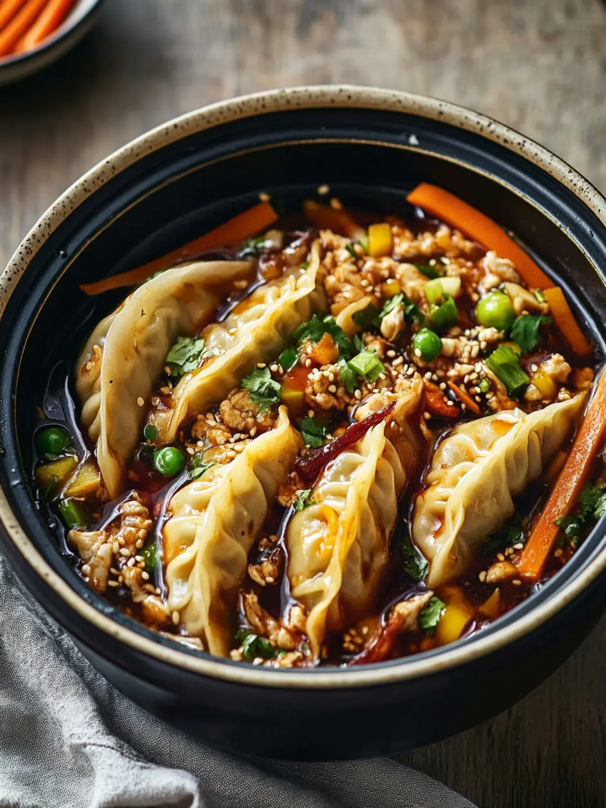 Slow Cooker Potsticker Supper: Cozy Comfort in Every Bite 4 Slow Cooker Potsticker Supper