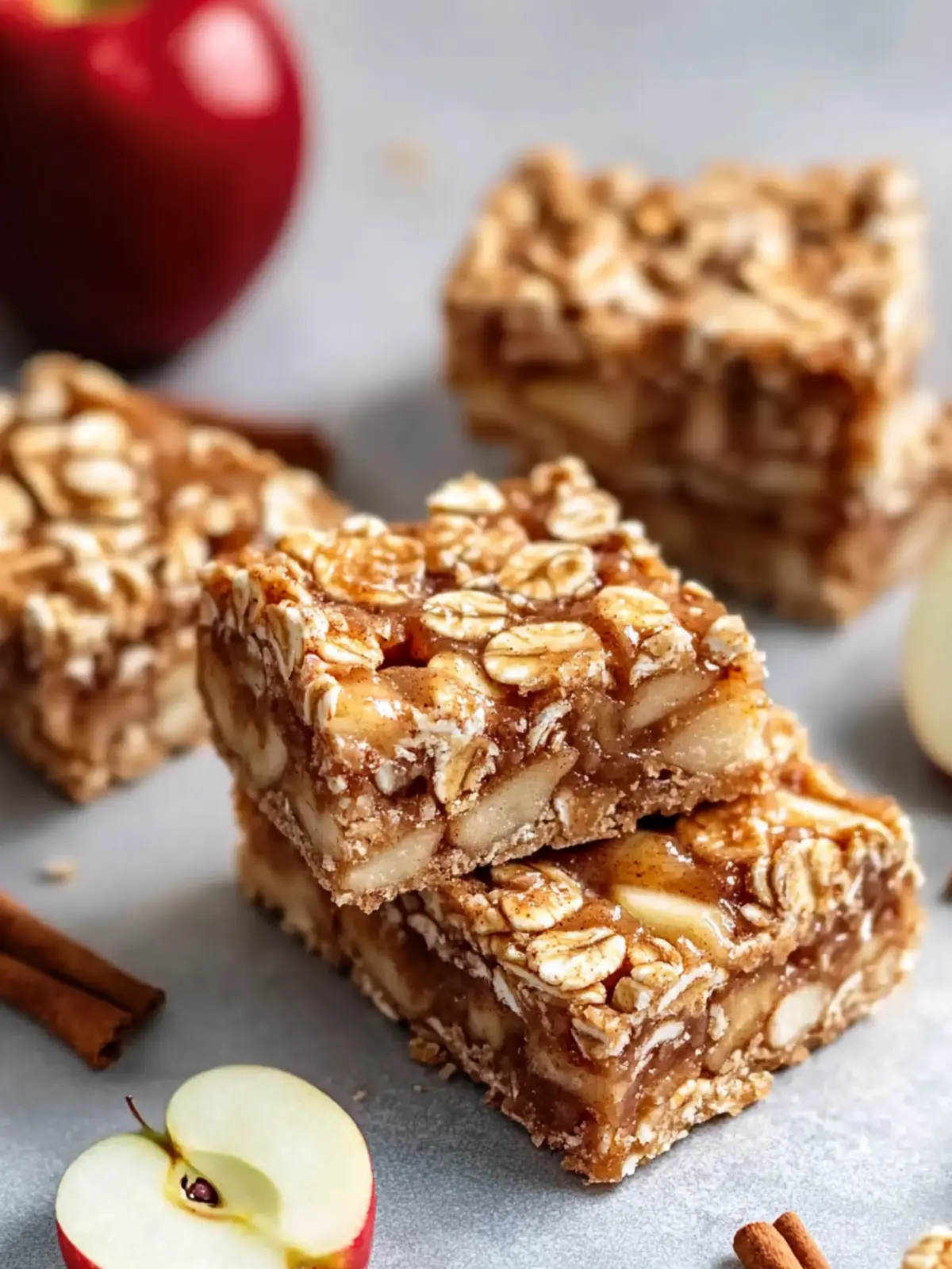 Apple Cinnamon Breakfast Bars That Will Brighten Your Mornings 4 Apple Cinnamon Breakfast Bars