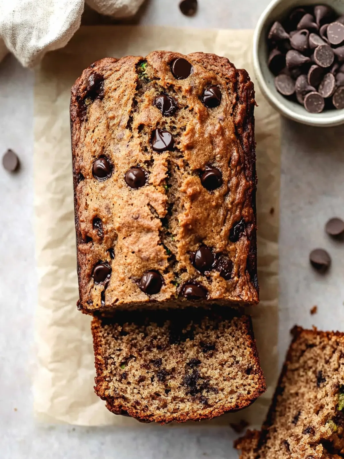 Delicious Peanut Butter Chocolate Chip Zucchini Bread Recipe 3 Peanut Butter Chocolate Chip Zucchini Bread