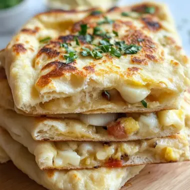 Homemade No Knead Garlic Flatbread in 25 Minutes! 9 No Knead Garlic Flatbread
