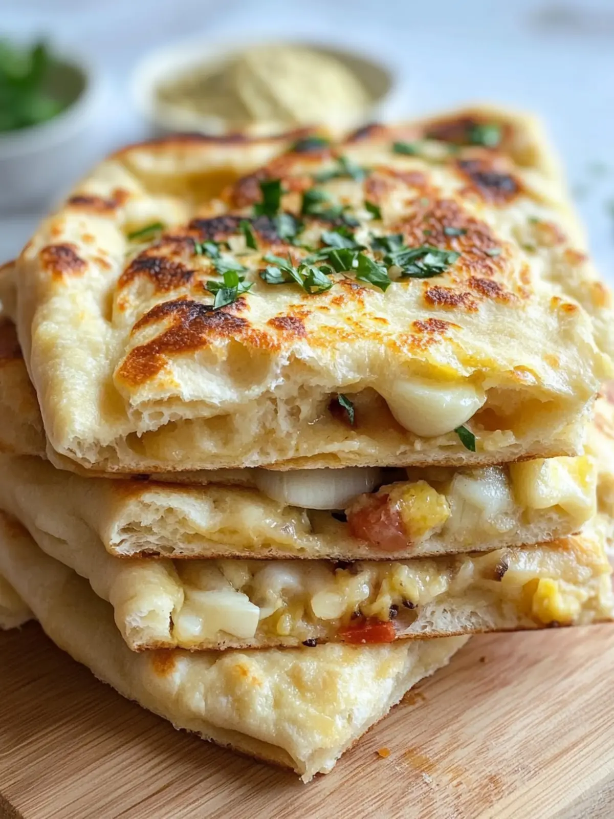 Homemade No Knead Garlic Flatbread in 25 Minutes! 5 No Knead Garlic Flatbread