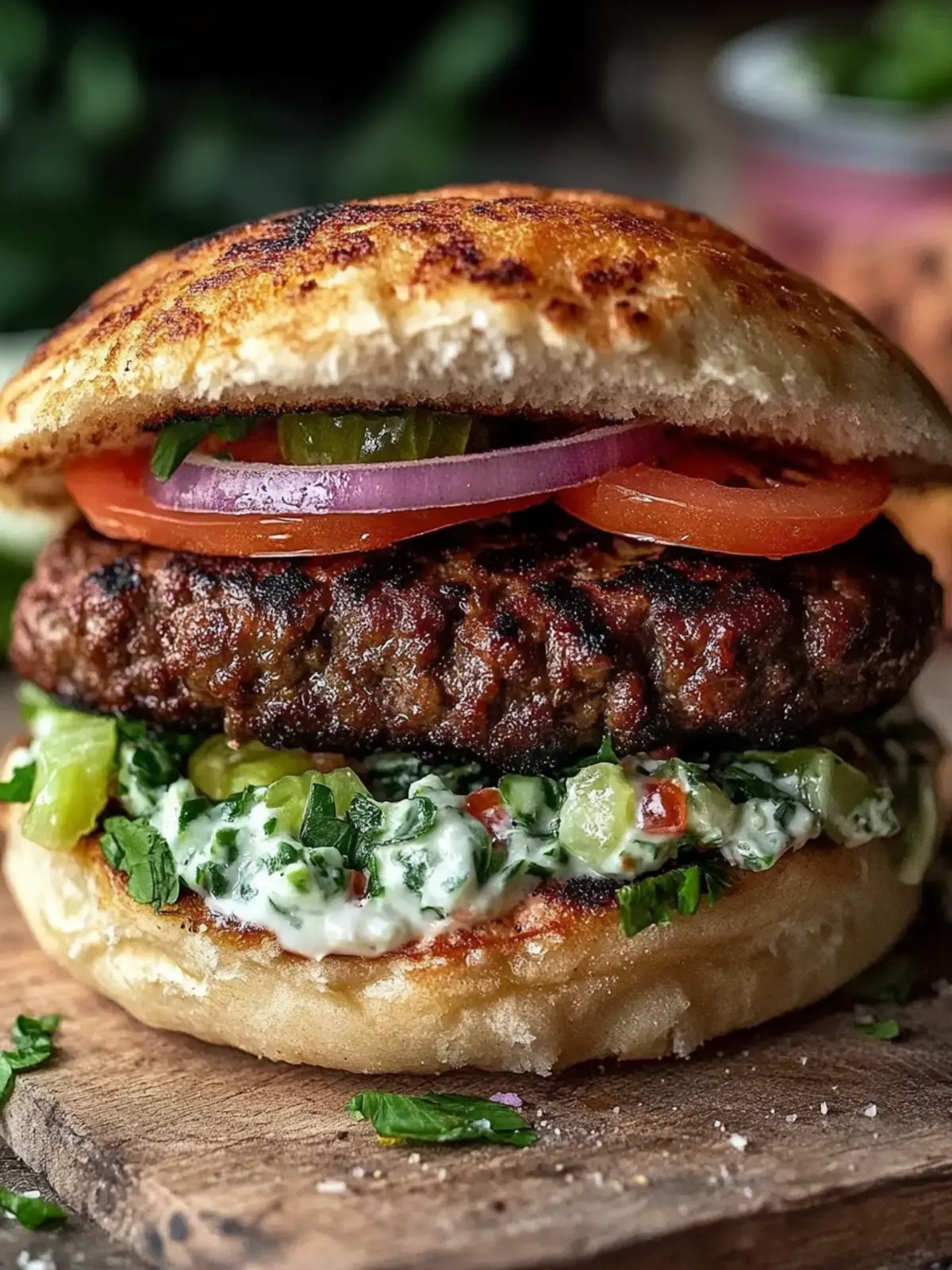 Savory Lebanese Kafta Burger with Garlic Toum You’ll Love 2 Lebanese Kafta Burger