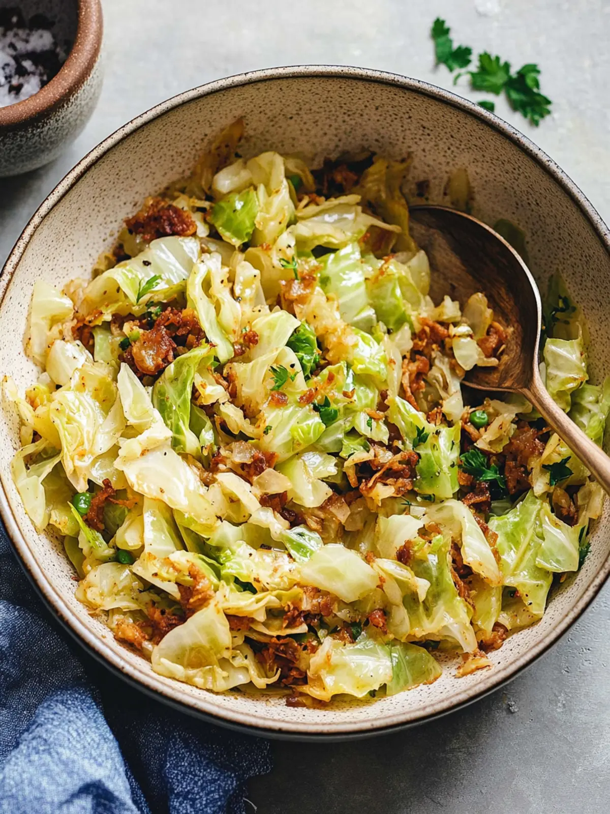 Savory Fried Cabbage with Sausage for a Comforting Dinner 4 Fried Cabbage