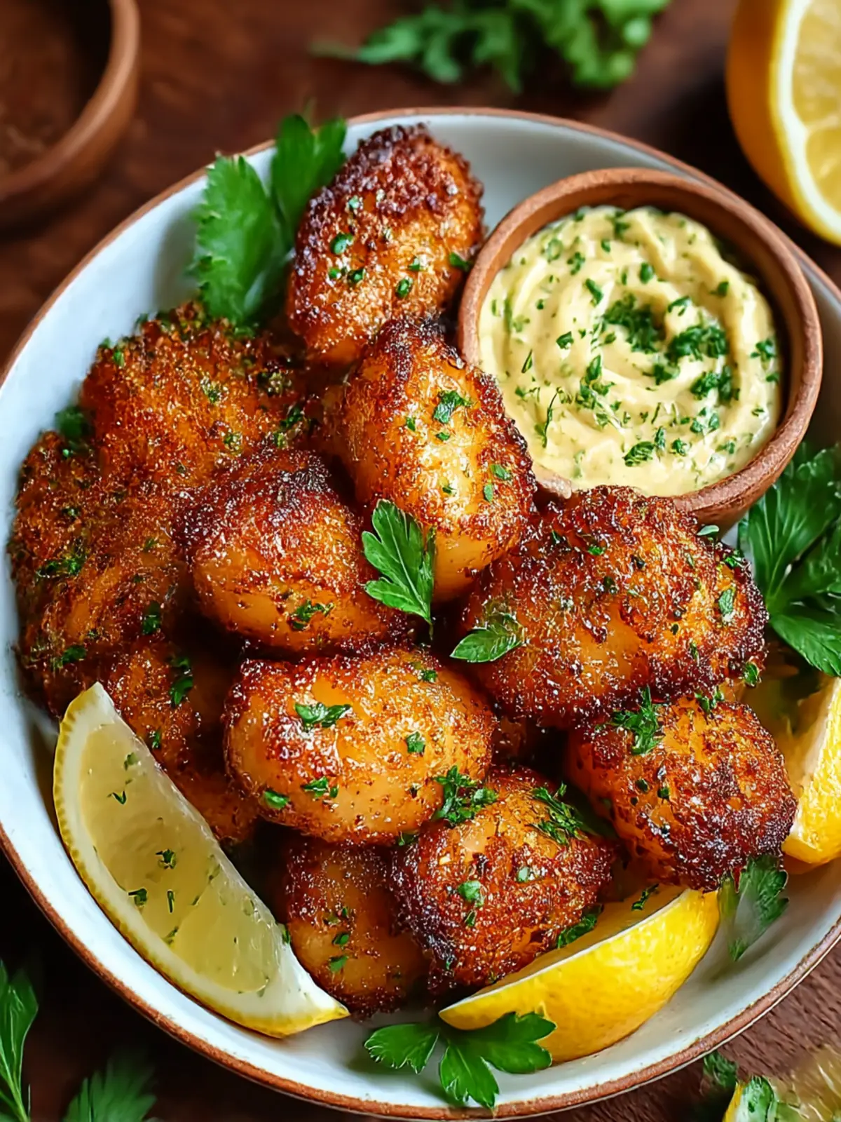Lemon Butter Fish Bites with Garlic Aioli for Quick Delight 2 Lemon Butter Fish Bites