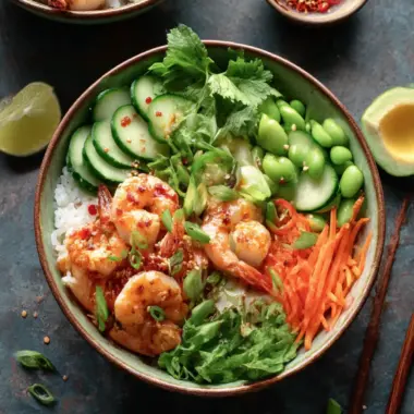 Irresistible Spicy Shrimp Rice Bowls with Creamy Sriracha Twist 9 Spicy Shrimp Rice Bowls