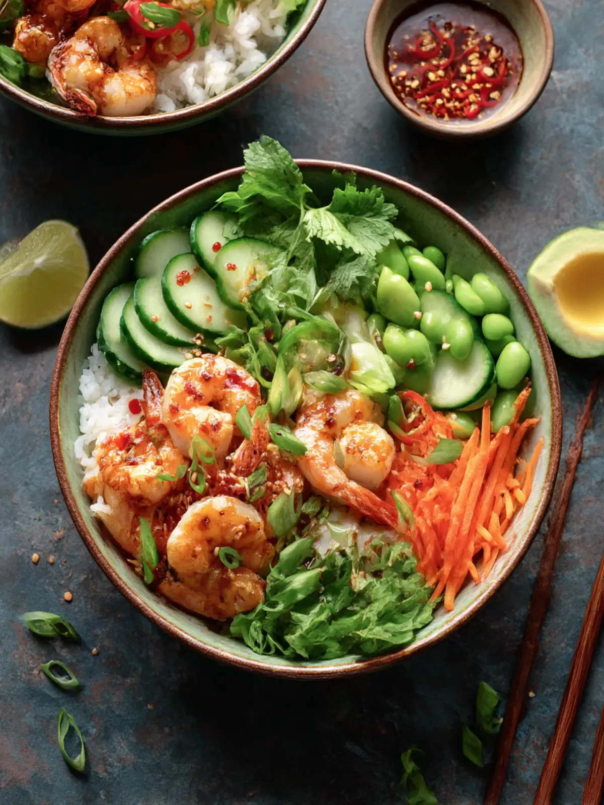 Irresistible Spicy Shrimp Rice Bowls with Creamy Sriracha Twist 5 Spicy Shrimp Rice Bowls