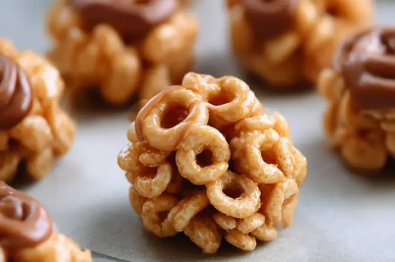 Peanut Butter Cereal Bites
