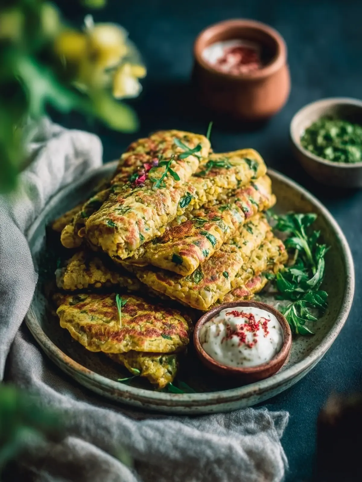 Savory Lentil Pancakes for a Wholesome Breakfast Delight 2 Savory Lentil Pancakes