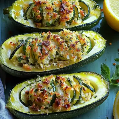 Delicious Stuffed Zucchini Boats for a Healthy Dinner Night 10 Stuffed Zucchini