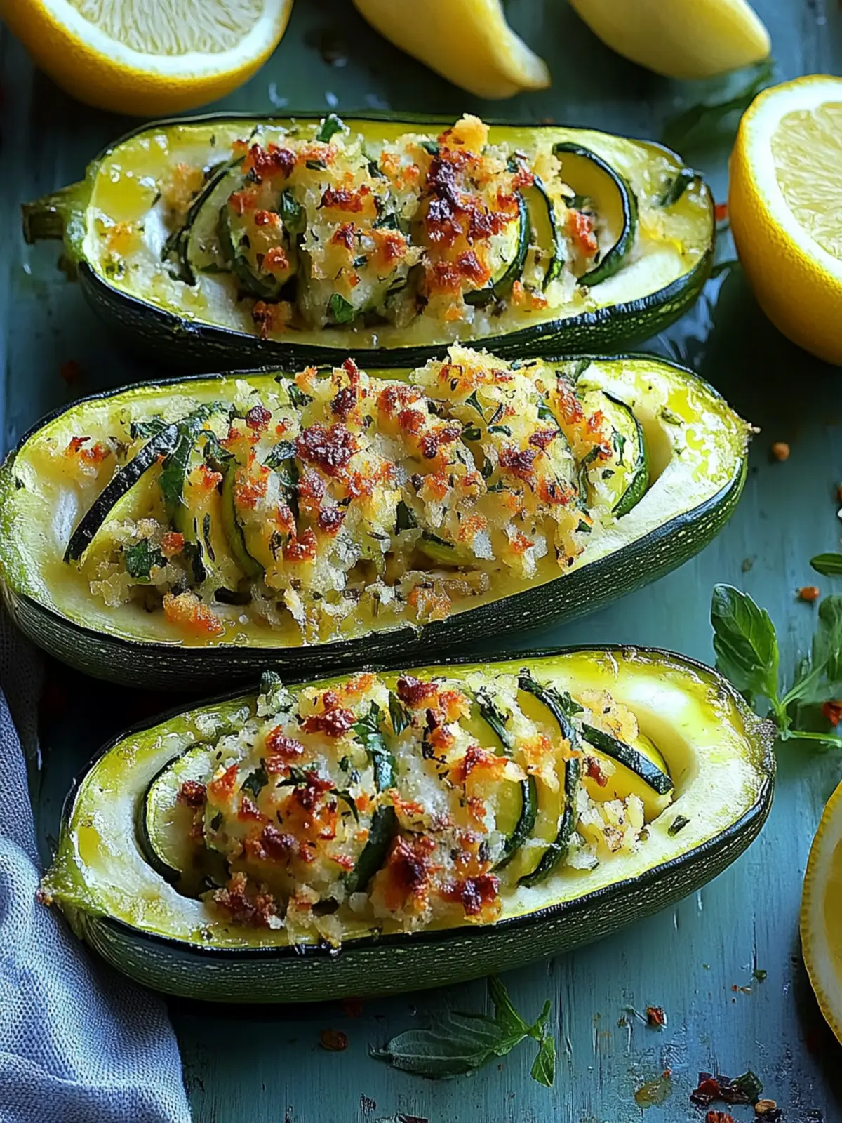 Delicious Stuffed Zucchini Boats for a Healthy Dinner Night 5 Stuffed Zucchini