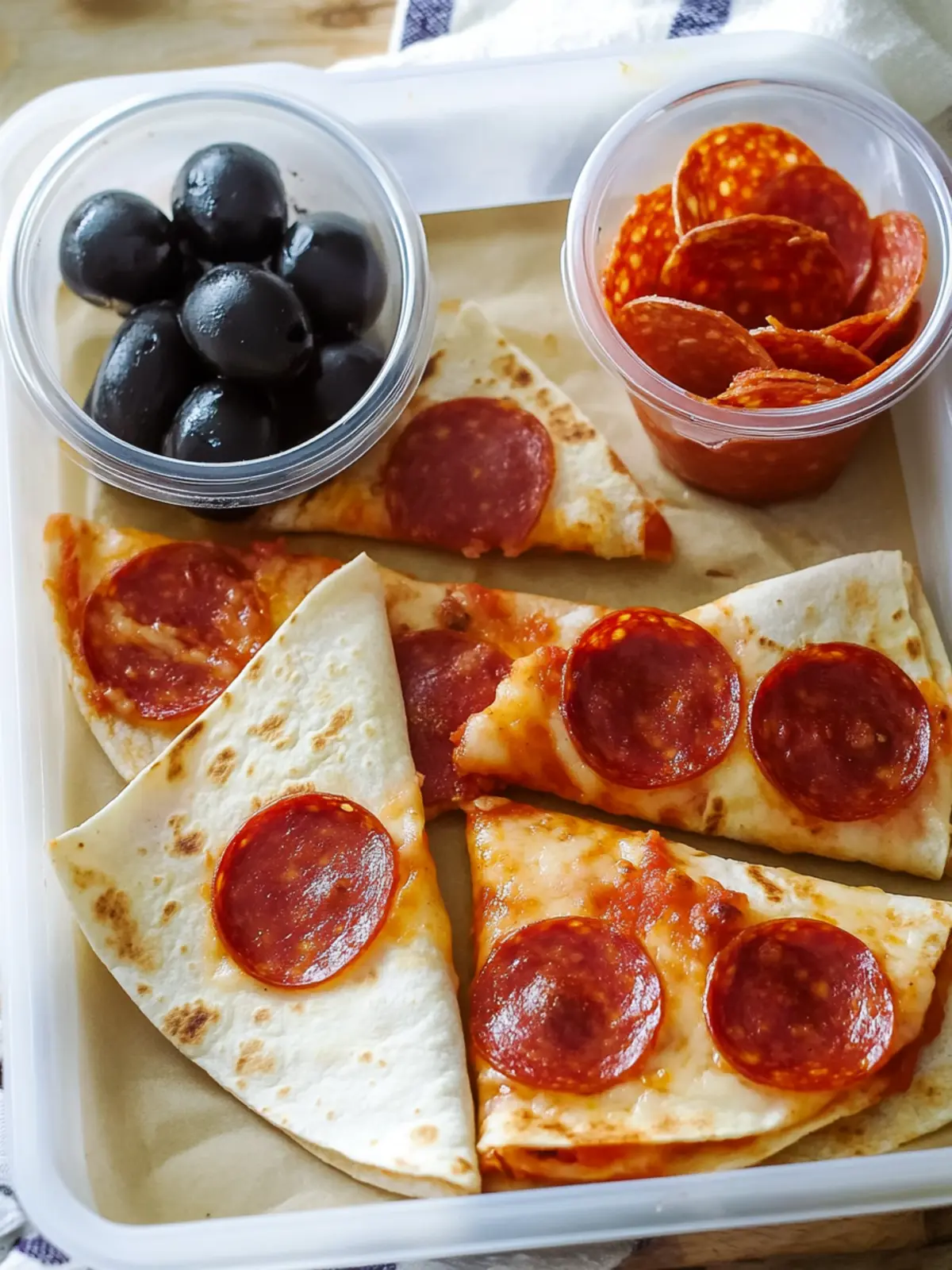 Pepperoni Pizzadillas: Quick & Cheesy Family Favorite! 2 Pepperoni Pizzadillas