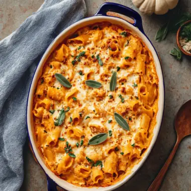 Cheesy Pumpkin Ricotta Pasta Bake for Cozy Nights In 9 Cheesy Pumpkin Ricotta Pasta Bake