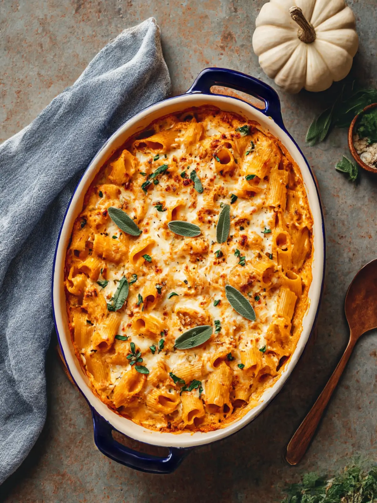 Cheesy Pumpkin Ricotta Pasta Bake for Cozy Nights In 5 Cheesy Pumpkin Ricotta Pasta Bake