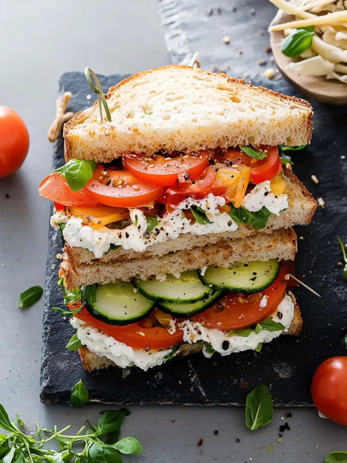 Mediterranean Vegetable Sandwich: A Flavorful Fresh Twist 4 Mediterranean Vegetable Sandwich