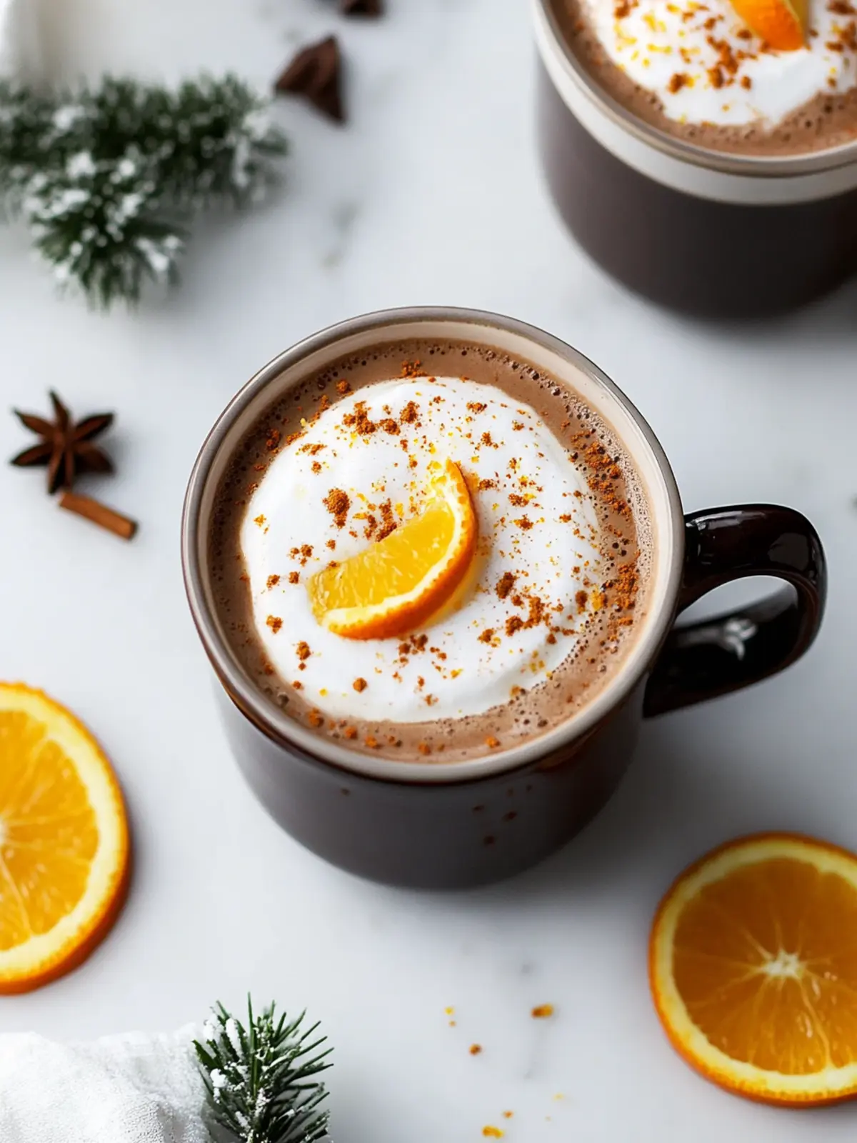 Vegan Orange Hot Chocolate