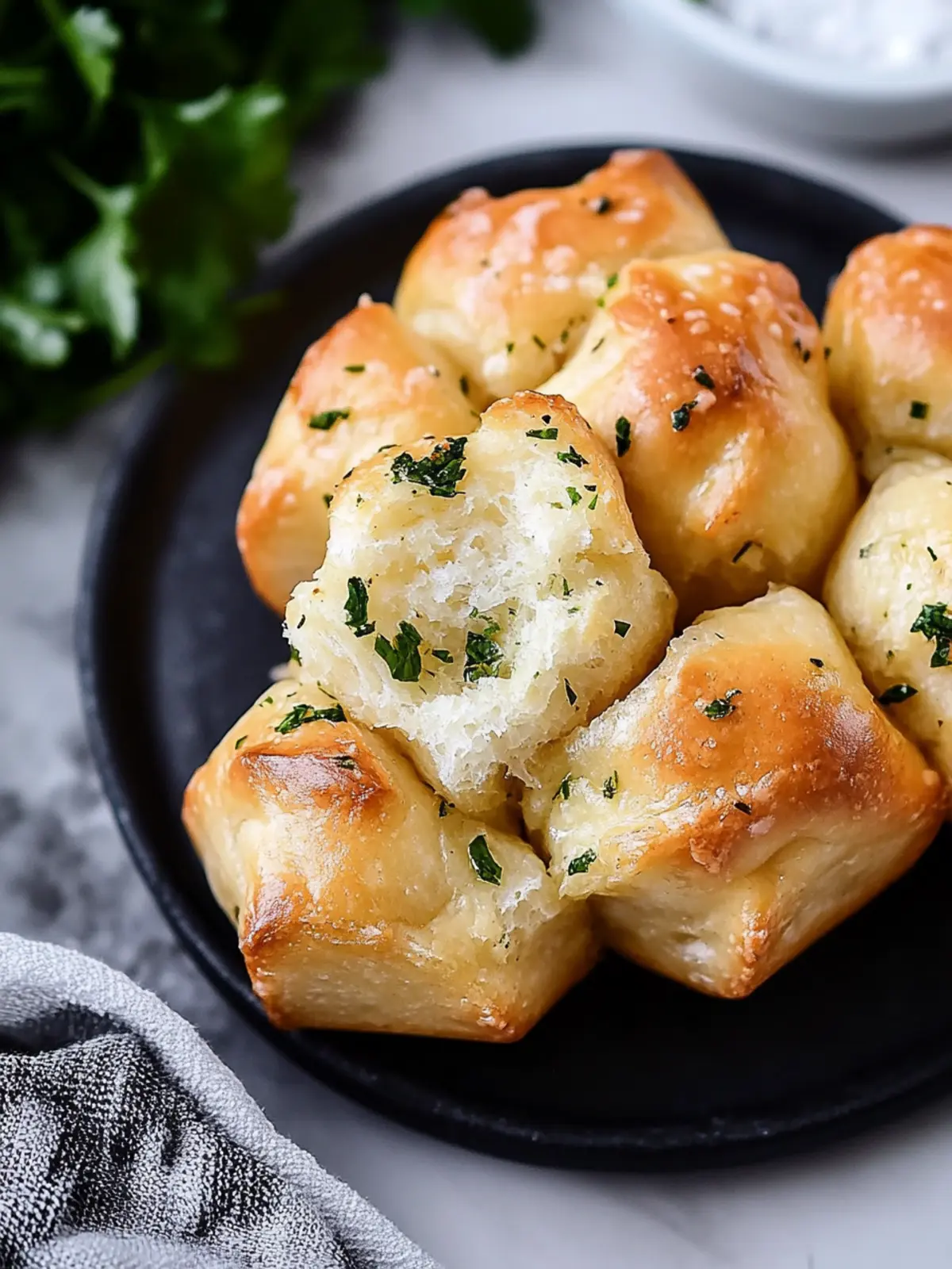 Irresistible Mini Garlic Monkey Breads for Cozy Nights 3 Mini Garlic Monkey Breads