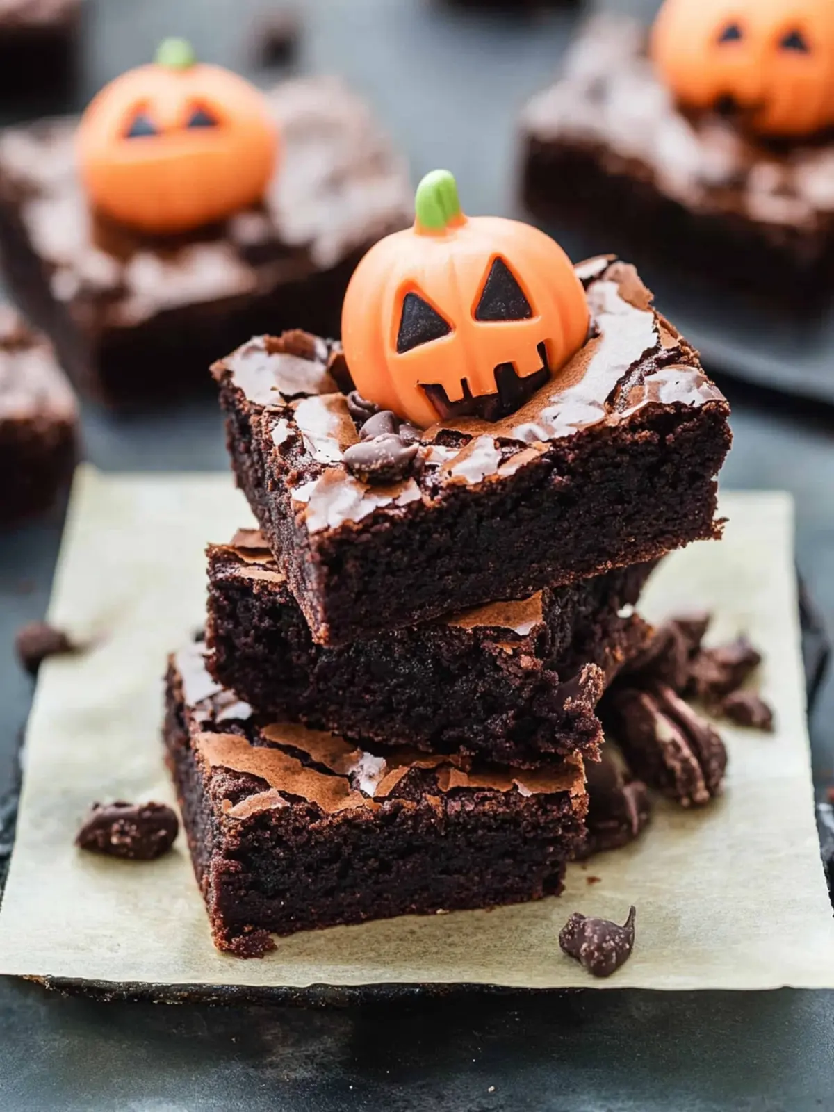 Spooktacular Halloween Brownies with Fun Green Frosting 5 Halloween Brownies