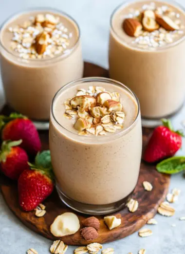 Peanut Butter Oatmeal Smoothie