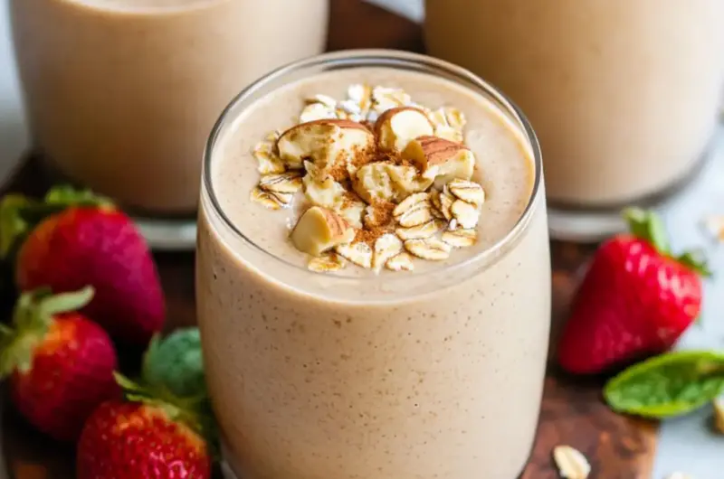 Peanut Butter Oatmeal Smoothie