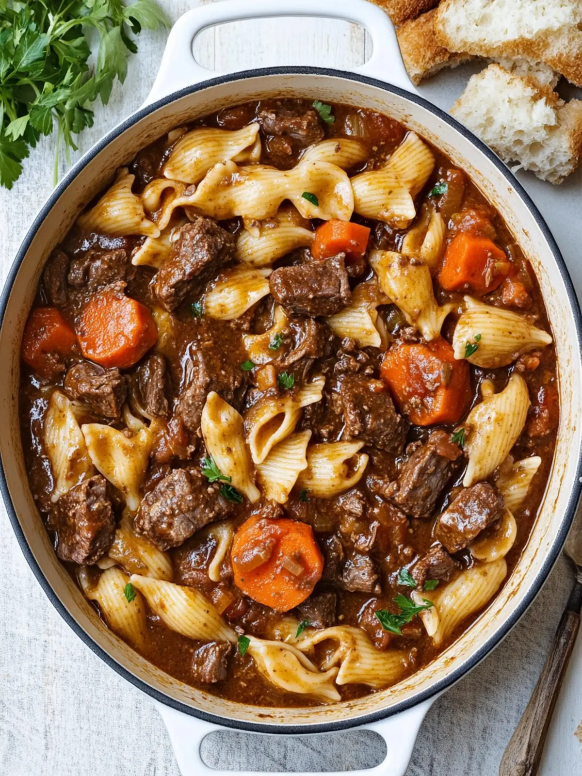 Hearty Beef Stew Pasta