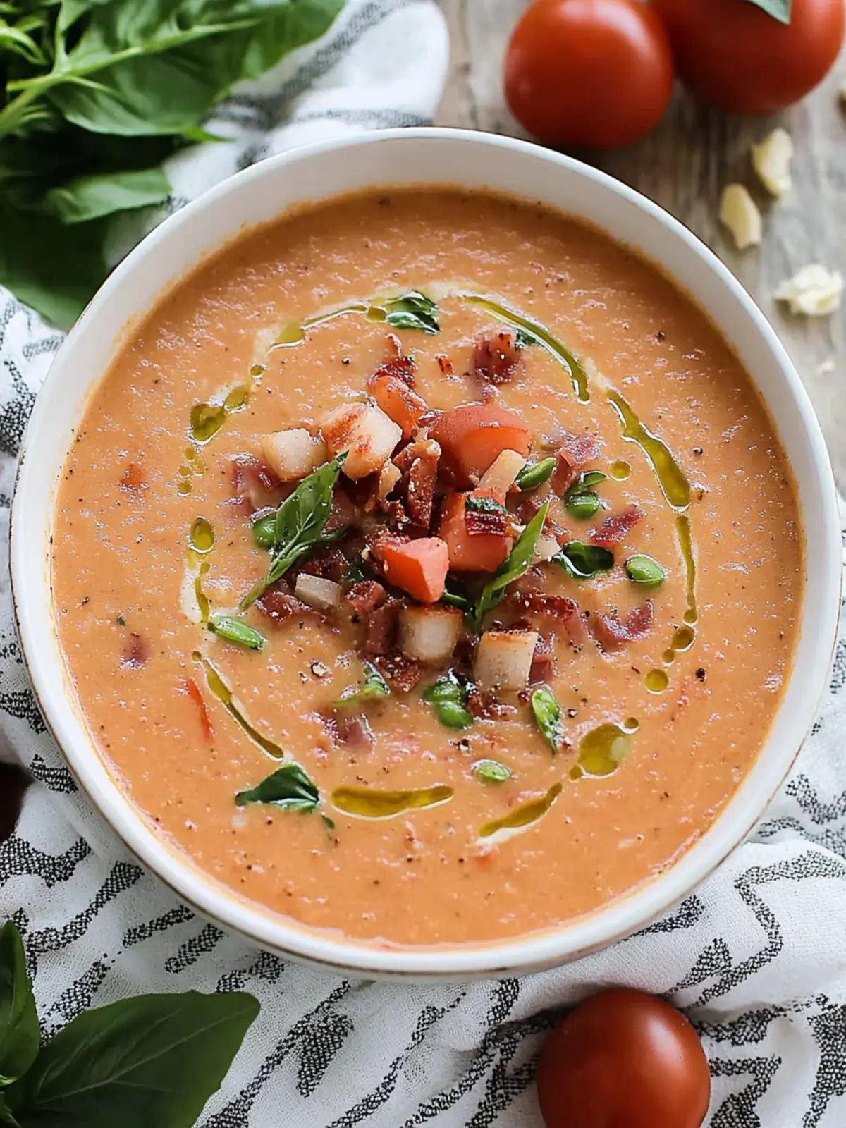 Savory BLT Soup: A Creamy Twist on Comfort Food Classics 2 BLT Soup