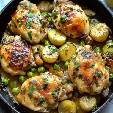 Mouthwatering Chicken Vesuvio: Easy One-Pot Wonder Recipe 9 Chicken Vesuvio