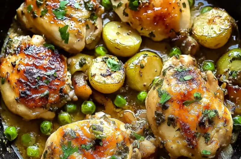 Chicken Vesuvio