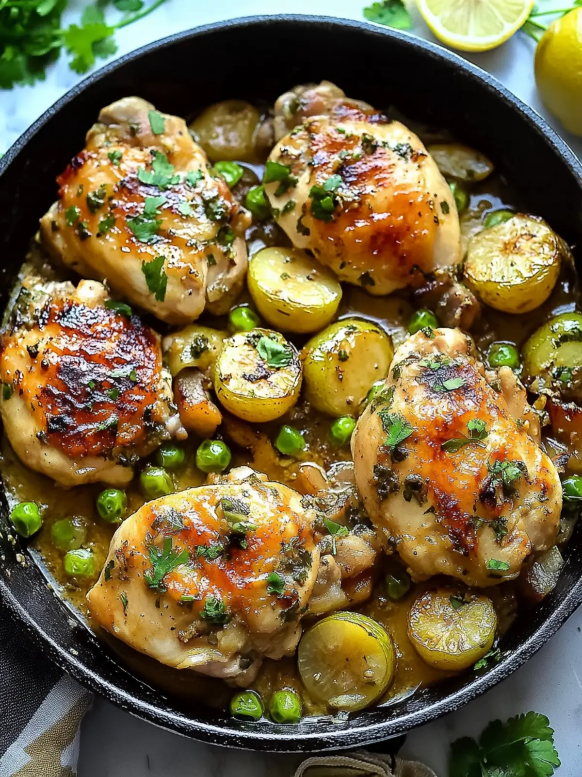 Mouthwatering Chicken Vesuvio: Easy One-Pot Wonder Recipe 5 Chicken Vesuvio