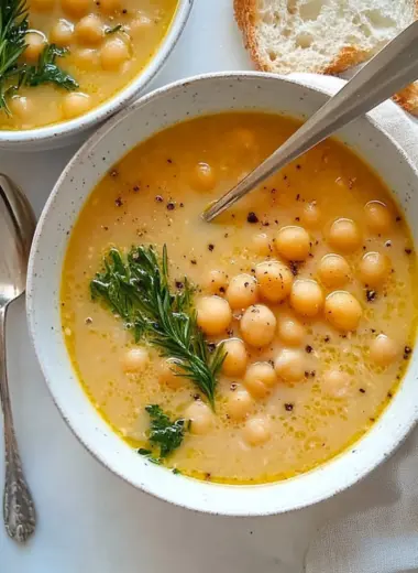 GREEK CHICKPEA SOUP