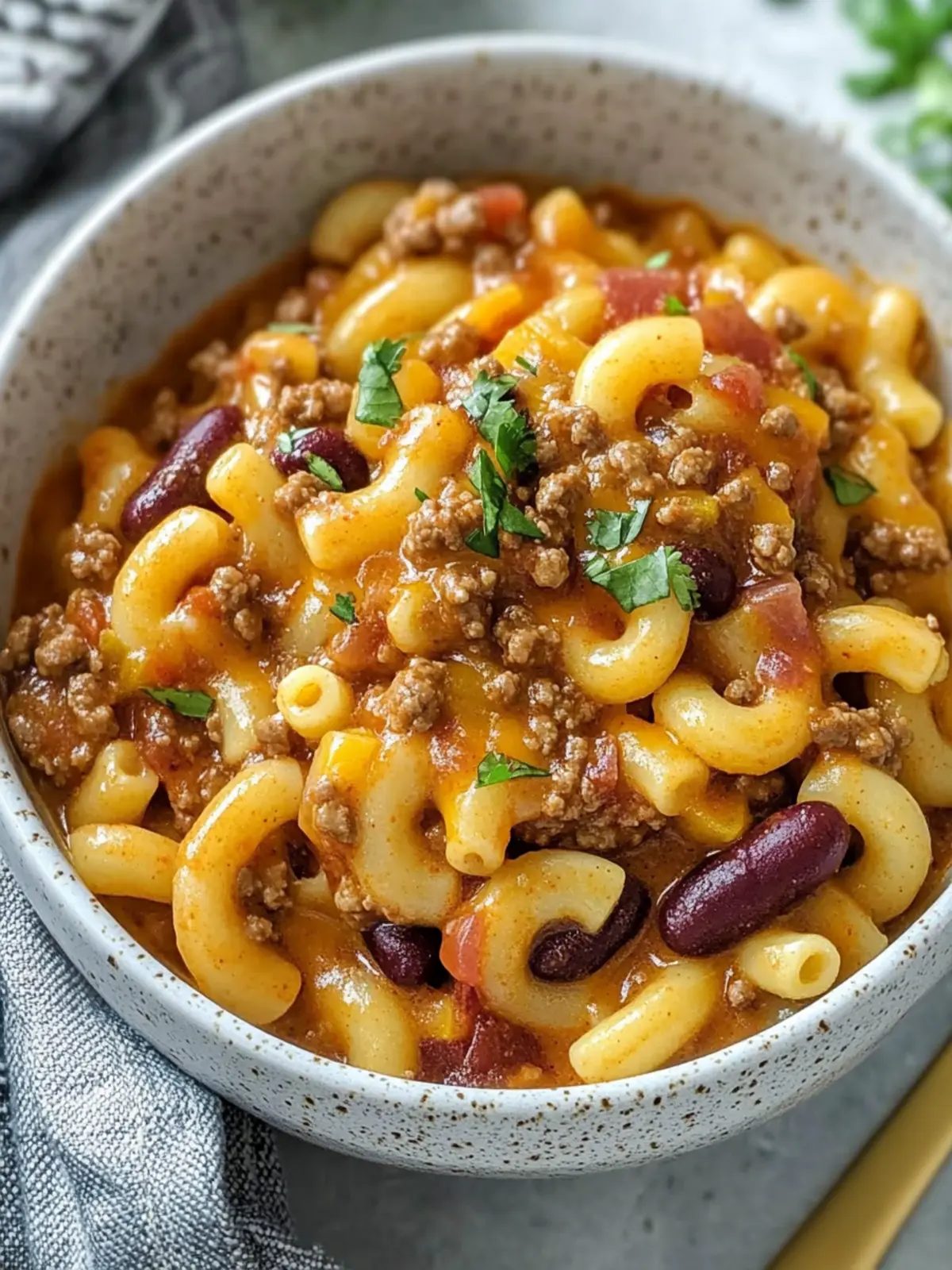 Savor the Comfort of Homemade Chili Mac Delight 3 Chili Mac