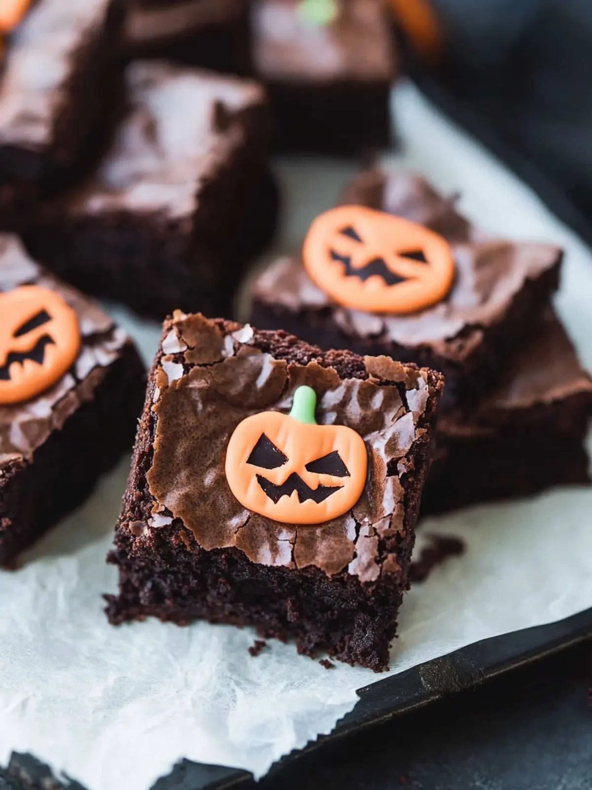 Spooktacular Halloween Brownies with Fun Green Frosting 3 Halloween Brownies