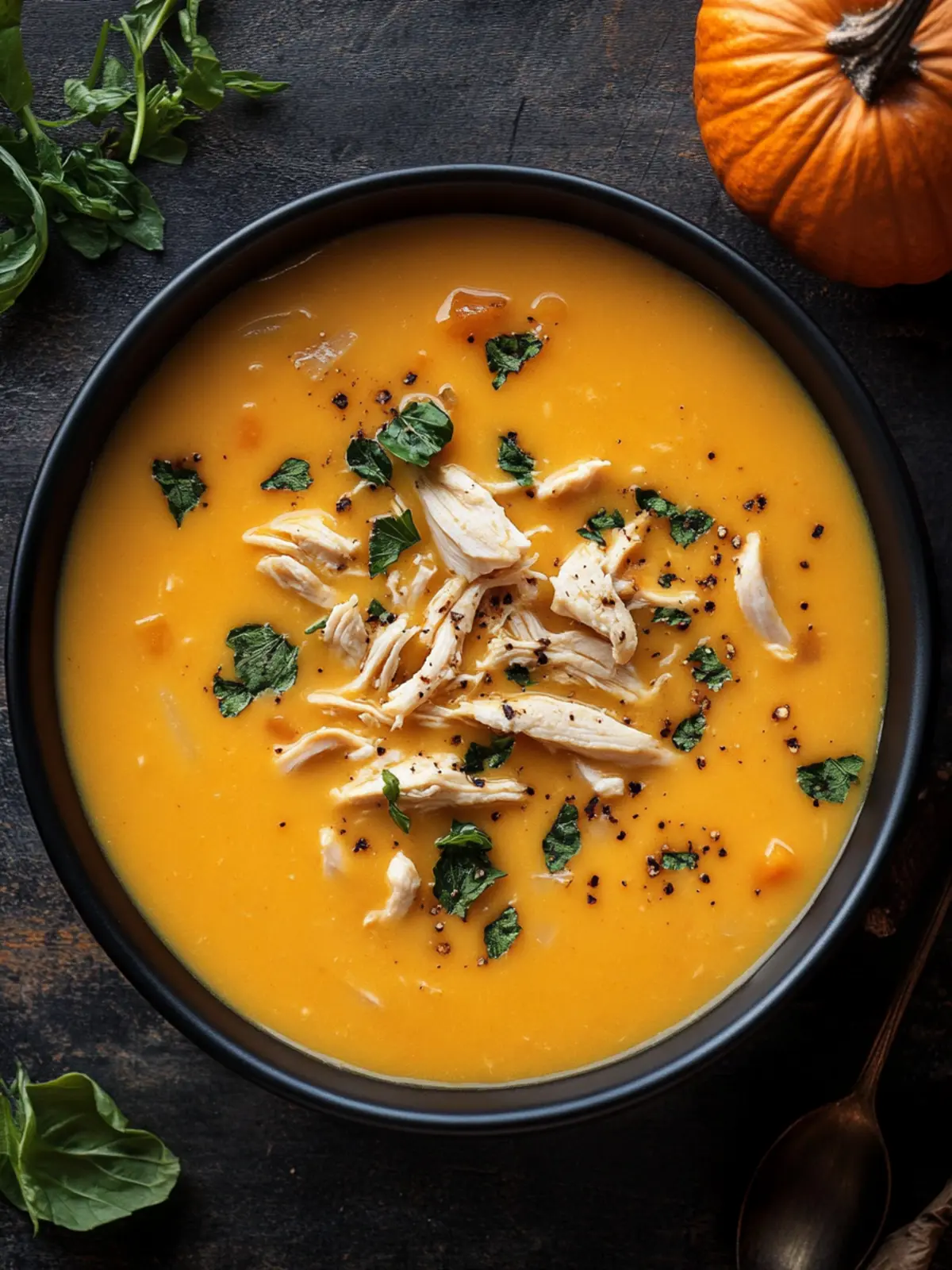 Creamy Pumpkin Chicken Soup for Cozy Fall Nights 4 Creamy Pumpkin Chicken Soup