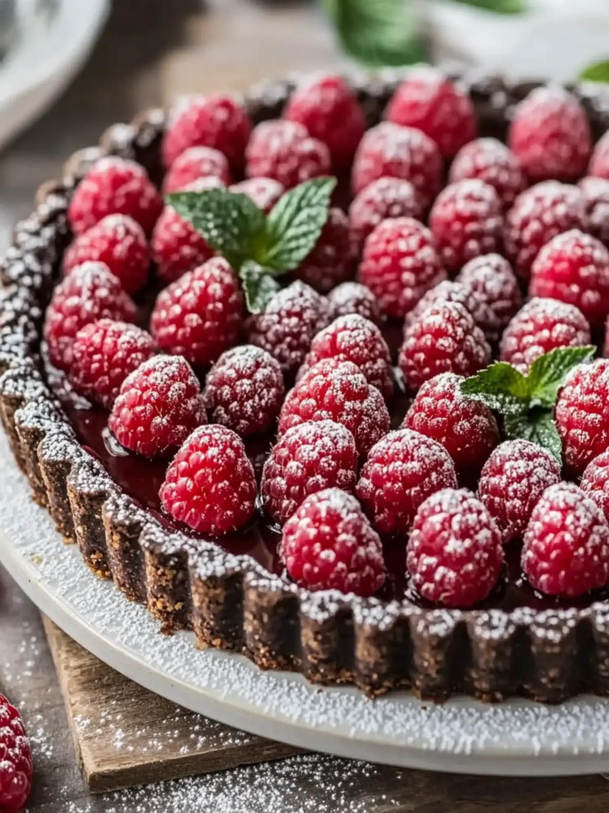 Decadent Chocolate Raspberry Tart with a Simple Twist 4 Chocolate Raspberry Tart