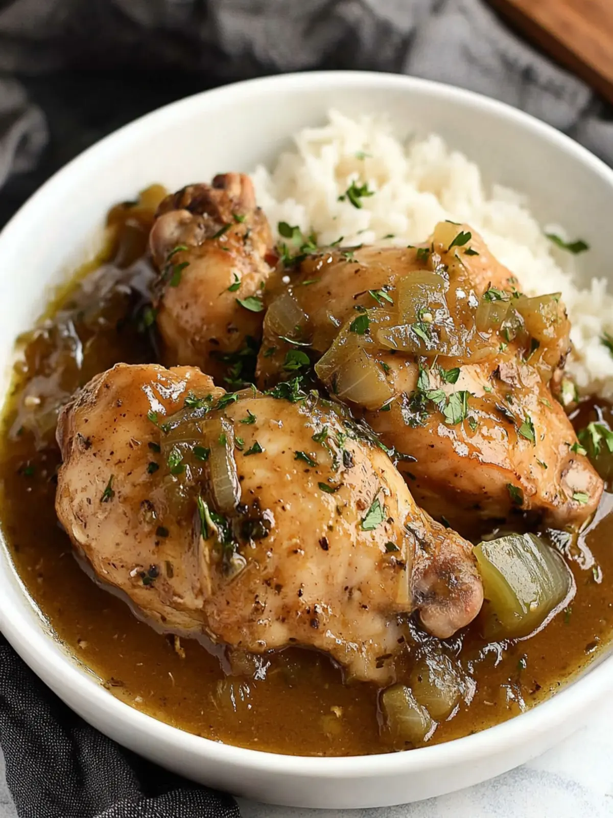 Slow Cooker Smothered Chicken: Comfort Food Made Easy 5 Slow Cooker Smothered Chicken