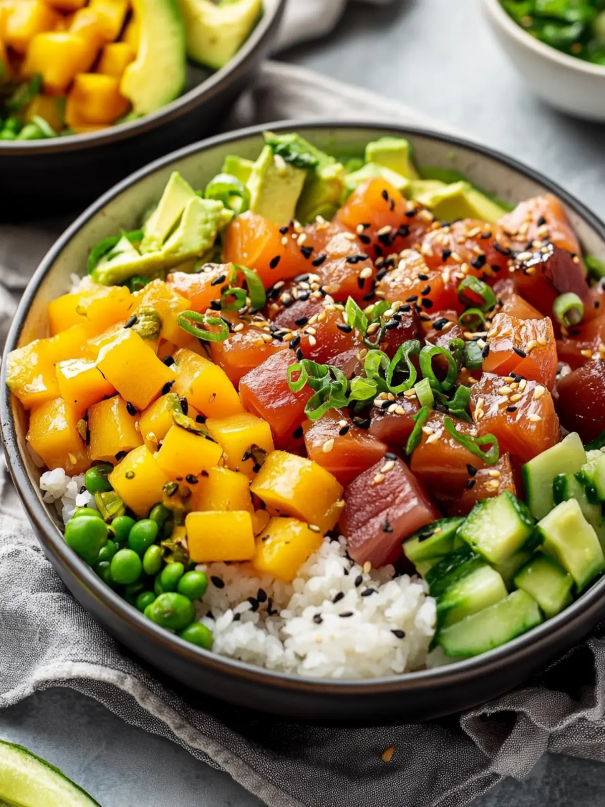 Ahi Tuna Poke Bowls Perfect for Bright Flavor Cravings 2 Ahi Tuna Poke Bowls