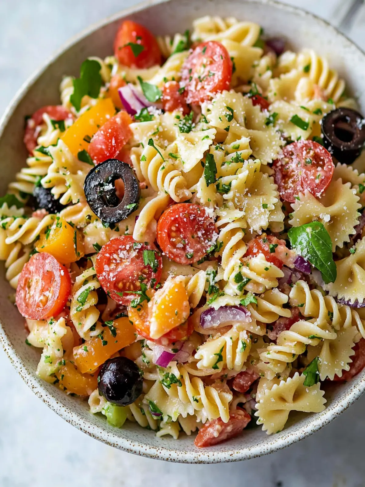 Zesty Italian Pasta Salad For Fresh Flavor in Every Bite 3 Zesty Italian Pasta Salad