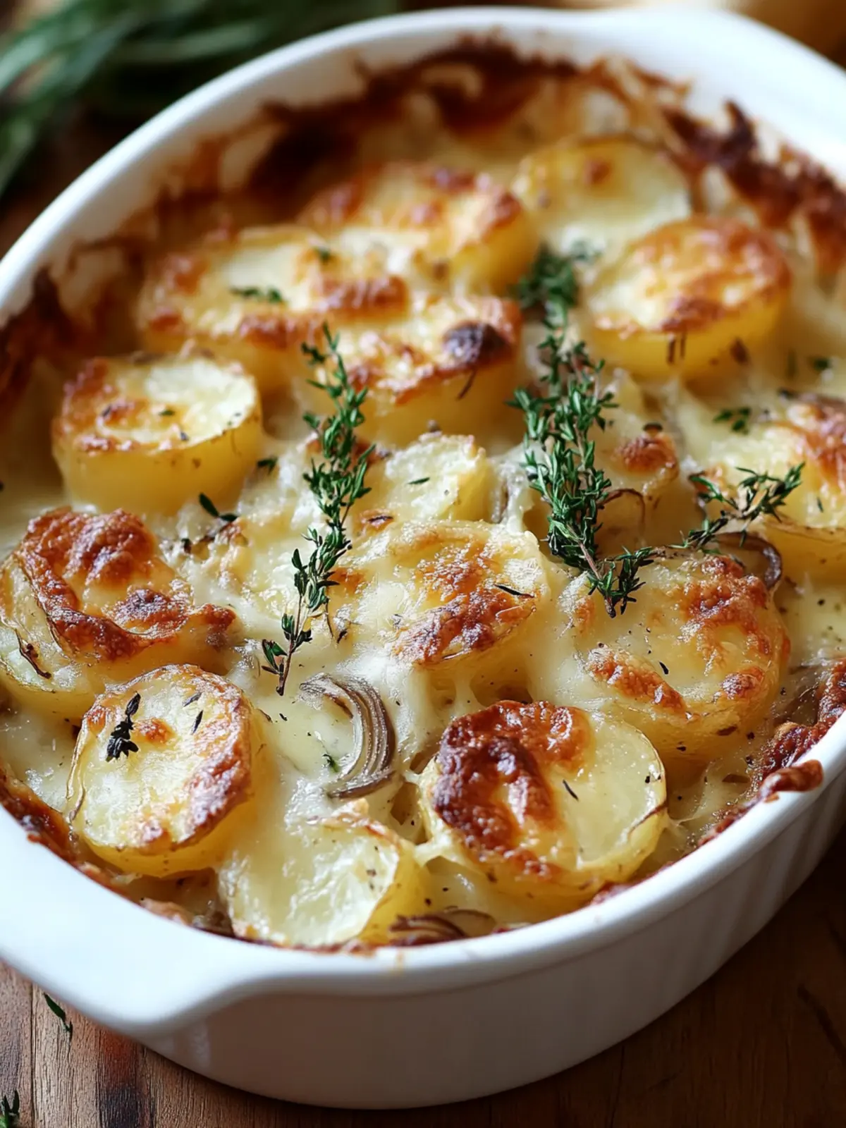 Irresistible French Onion Potato Bake with Pineapple Twist 2 French Onion Potato Bake