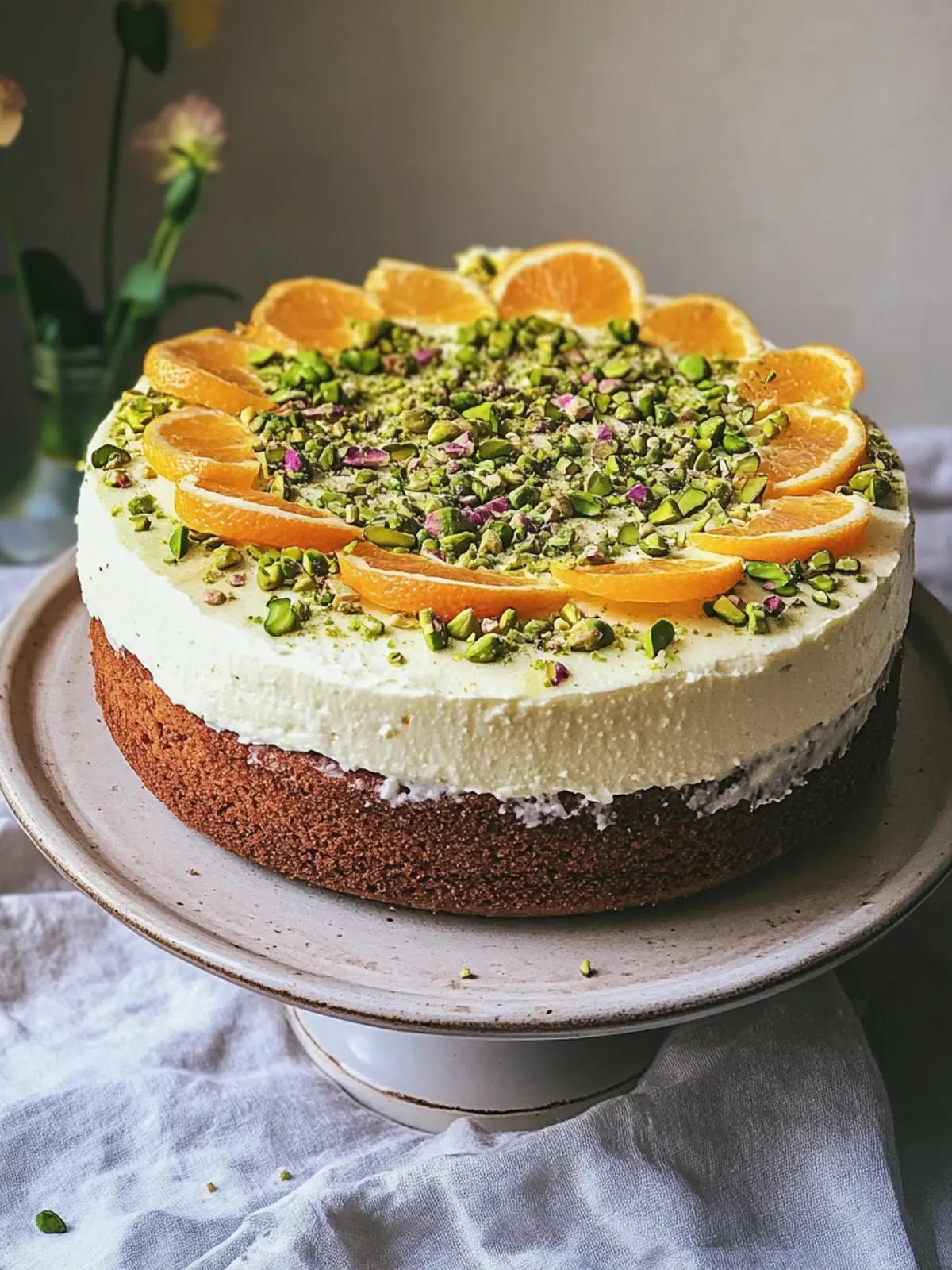 Delightful Pistachio, Orange & Ricotta Cake to Wow Your Guests 4 Pistachio, Orange & Ricotta Cake